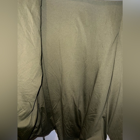 Nike Olive Long Sleeve Sherpa Training Wrap Top - Picture 15 of 15